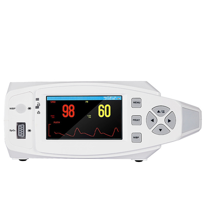 مانیتور دامپزشکی چند پارامتری پزشکی TFT مانیتور ECG قابل حمل SpO2