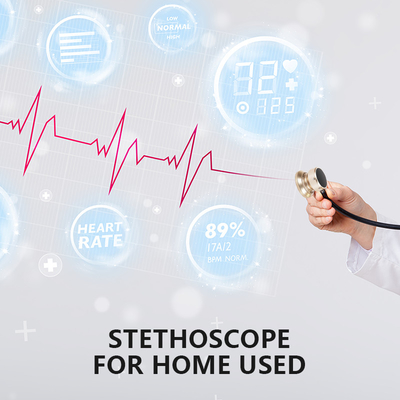 استتوسکوپ دیجیتال استنلس استیل Heart Ecg تک سر طبی حرفه ای