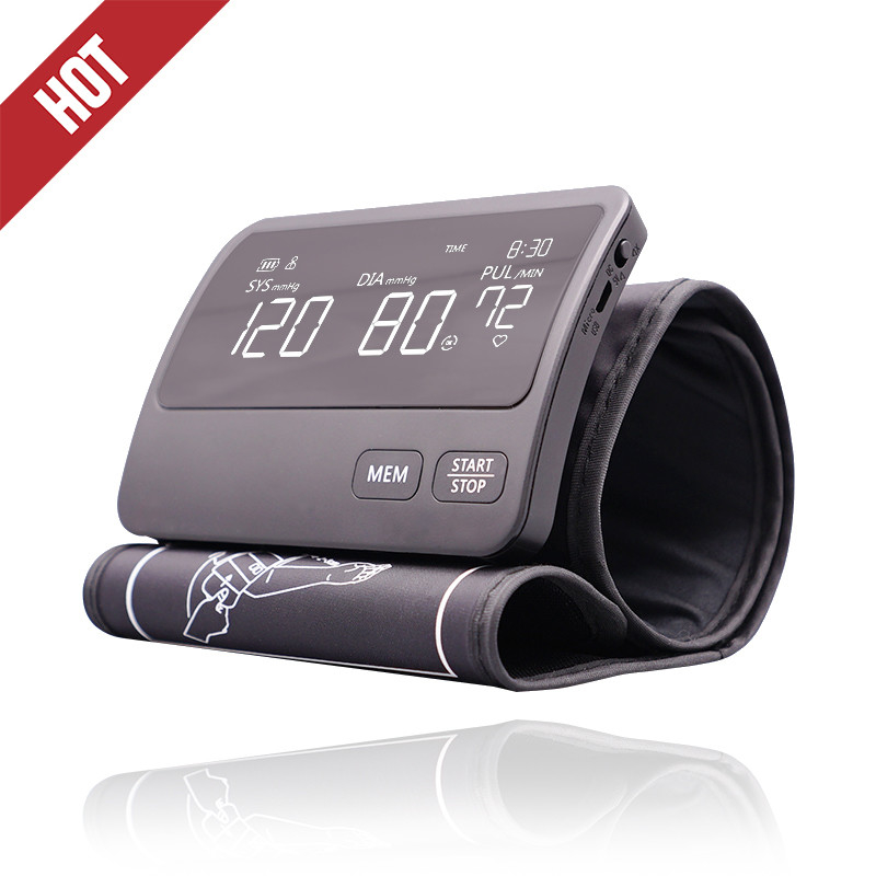 مانیتور فشار خون پزشکی خانگی الکترونیکی IP21 2*60 Records Arm Style
