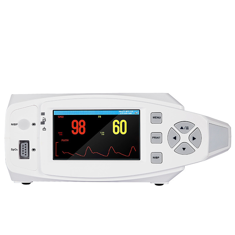 مانیتور دامپزشکی چند پارامتری پزشکی TFT مانیتور ECG قابل حمل SpO2